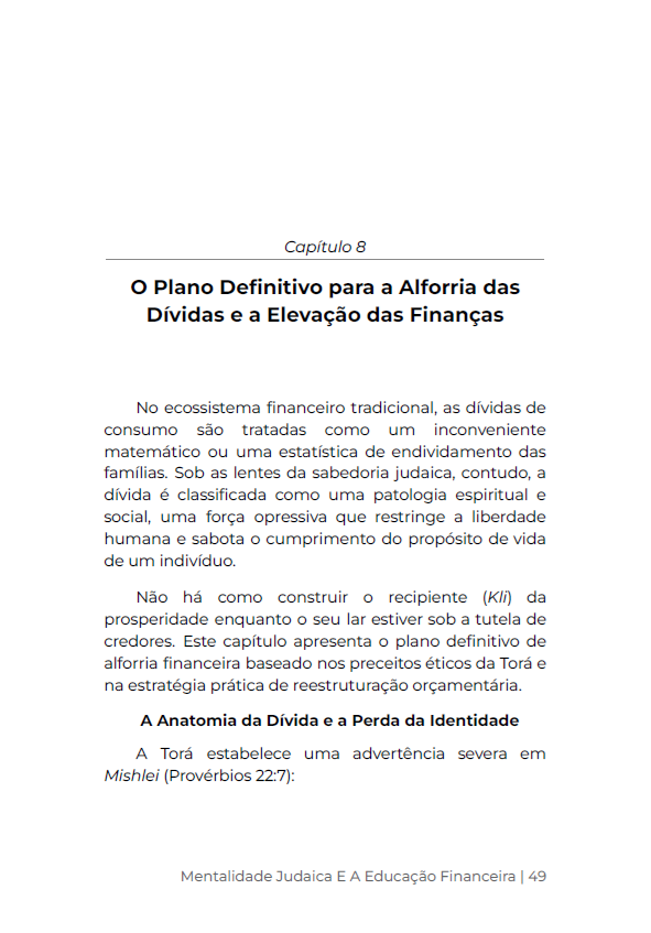 * "LIVRO DIGITAL " / MENTALIDADE Judaica e a Educação Financeira - Ap.Agnaldo Felipe Silva