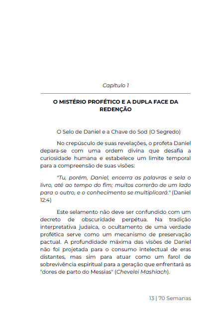 * LIVRO FÍSICO " / 70 SEMANAS - O relógio profético de DANIEL e a visão Judaica do fim - Ap.Agnaldo Silva