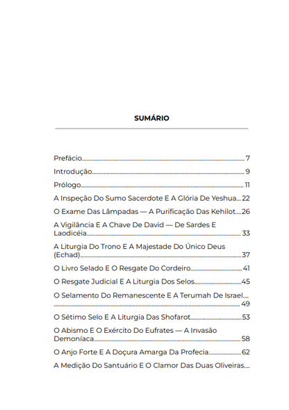 * " LIVRO FÍSICO" / APOCALIPSE -  A Revelação Judaica do Santuário Celestial e a Restauração de Todas as Coisas - Ap.Agnaldo Silva