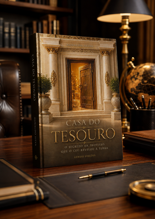 * " LIVRO FÍSICO " / CASA DO TESOURO - O Segredo da Provisão que o Céu revelou á Terra - Ap.Agnaldo Silva.