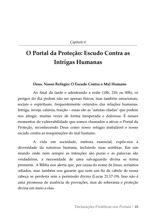 * "LIVRO FISICO" - DECLARAÇÕES Proféticas nos PORTAIS - AP. Agnaldo Felipe da Silva.