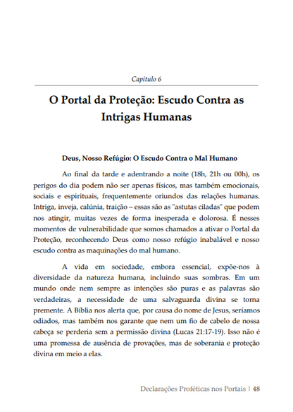 * "LIVRO FISICO" - DECLARAÇÕES Proféticas nos PORTAIS - AP. Agnaldo Felipe da Silva.