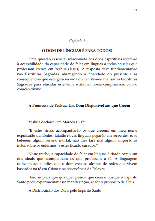* " LIVRO FÍSICO " / O DOM DE LINGUAS - A edificação sobrenatural do Espiríto - AP.Agnaldo Felipe Silva