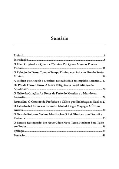 * " LIVRO FÍSICO " / O FIM DOS TEMPOS - Os Sinais Irrefutáveis da Vinda de Yeshua - Ap.Agnaldo Felipe Silva.