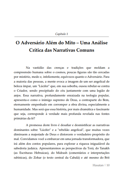 * " LIVRO FÍSICO " / HASATAN - Decifrando a Origem do Mal na Sabedoria Judaica - AP. Agnaldo Felipe Silva.