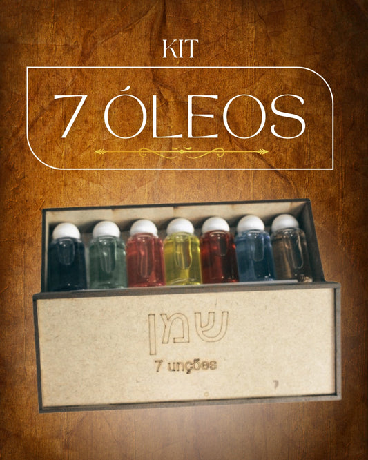 KIT 7 ÓLEOS - óleos de unção.