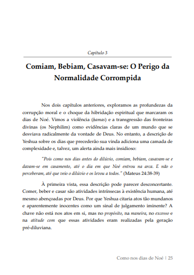 * " LIVRO FÍSICO " / Como nos DIAS de NOÉ - Ap.Agnaldo Felipe Silva