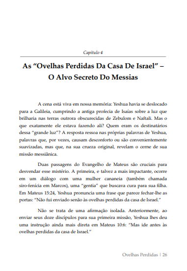* "LIVRO FÍSICO" - OVELHAS PERDIDAS - O Enigma Messiânico de Israel e as Nações -Ap. Agnaldo Felipe Silva