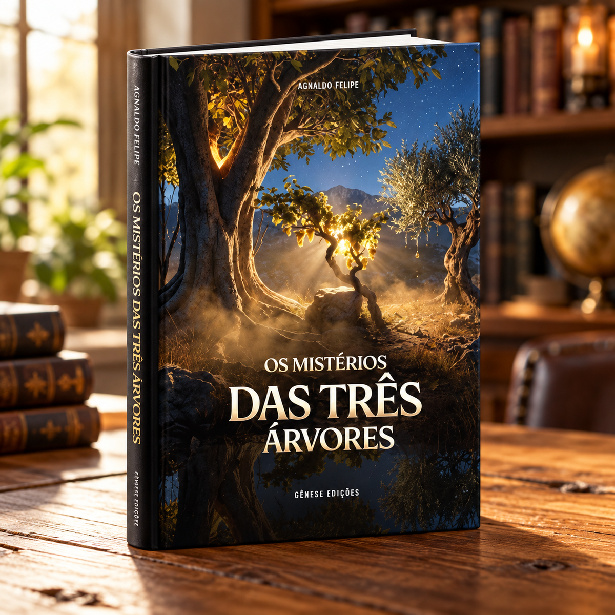 * " LIVRO FÍSICO " Os MISTÉRIOS das Três Árvores -Ap.Agnaldo Felipe Silva