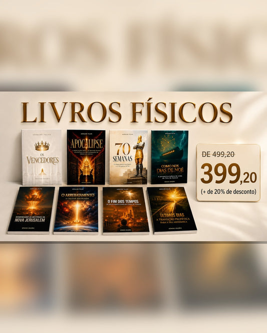 * LIVRO FISICO - COMBO APOCALIPSE / 8 LIVROS - AP.AGNALDO FELIPE SILVA