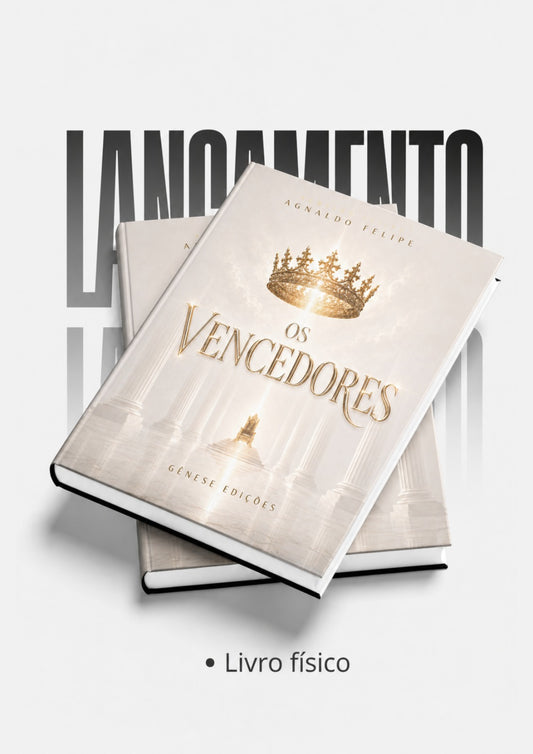 * " LIVRO FÍSICO " - OS VENCEDORES - Ap.Agnaldo Silva