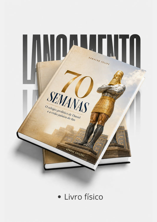 * LIVRO FÍSICO " / 70 SEMANAS - O relógio profético de DANIEL e a visão Judaica do fim - Ap.Agnaldo Silva