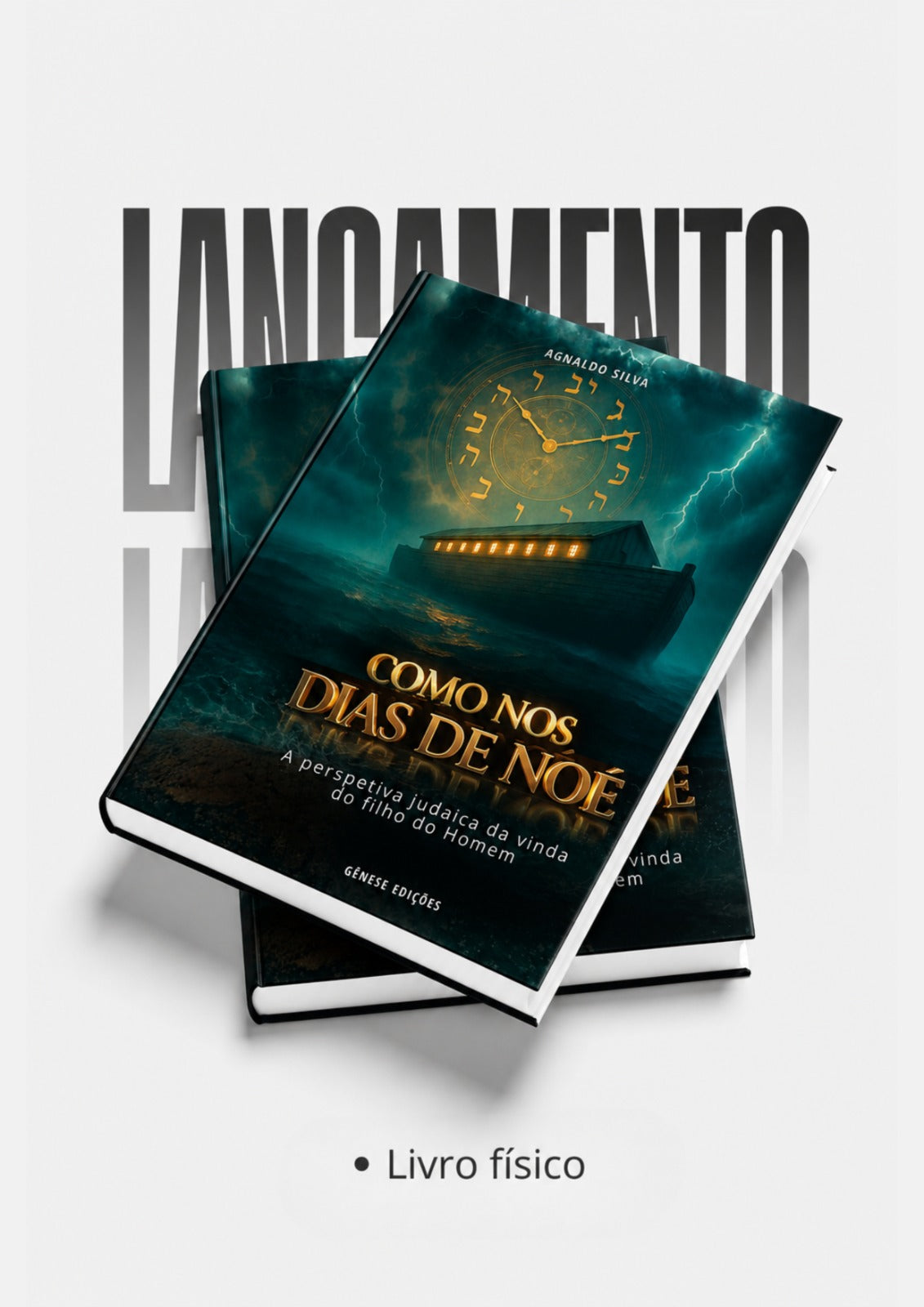 * " LIVRO FÍSICO " / Como nos DIAS de NOÉ - Ap.Agnaldo Felipe Silva
