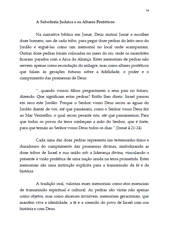 * "LIVRO DIGITAL" - ALTARES PROFÉTICOS - Memoriais Geracionais - Ap.Agnaldo Silva