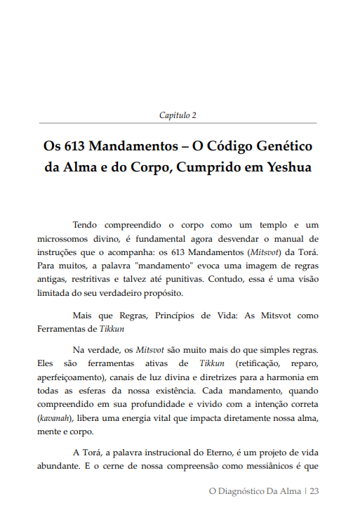 * " LIVRO FÍSICO" / O DIAGNÓSTICO DA ALMA - o poder dos mandamentos para cura do corpo - Ap.Agnaldo Felipe Silva