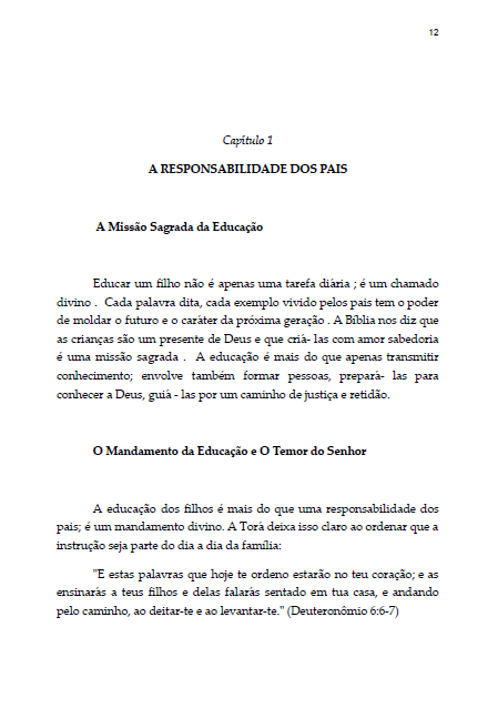 * " LIVRO FÍSICO " / EDUCAÇÃO dos Filhos Segundo a TORÁ - Ap. Agnaldo Felipe Silva.