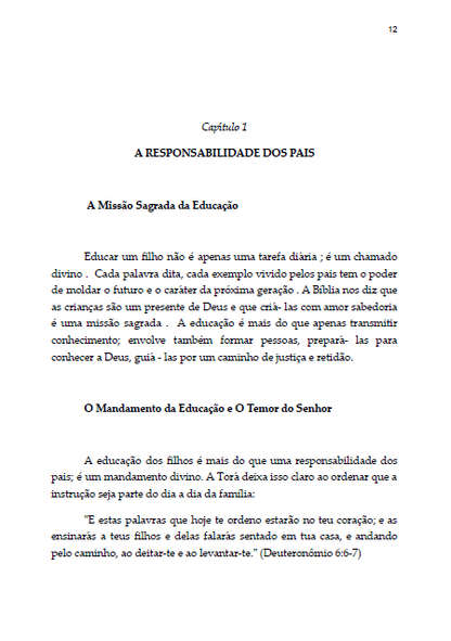 * " LIVRO FÍSICO " / EDUCAÇÃO dos Filhos Segundo a TORÁ - Ap. Agnaldo Felipe Silva.