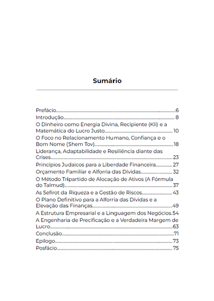 * "LIVRO DIGITAL " / MENTALIDADE Judaica e a Educação Financeira - Ap.Agnaldo Felipe Silva