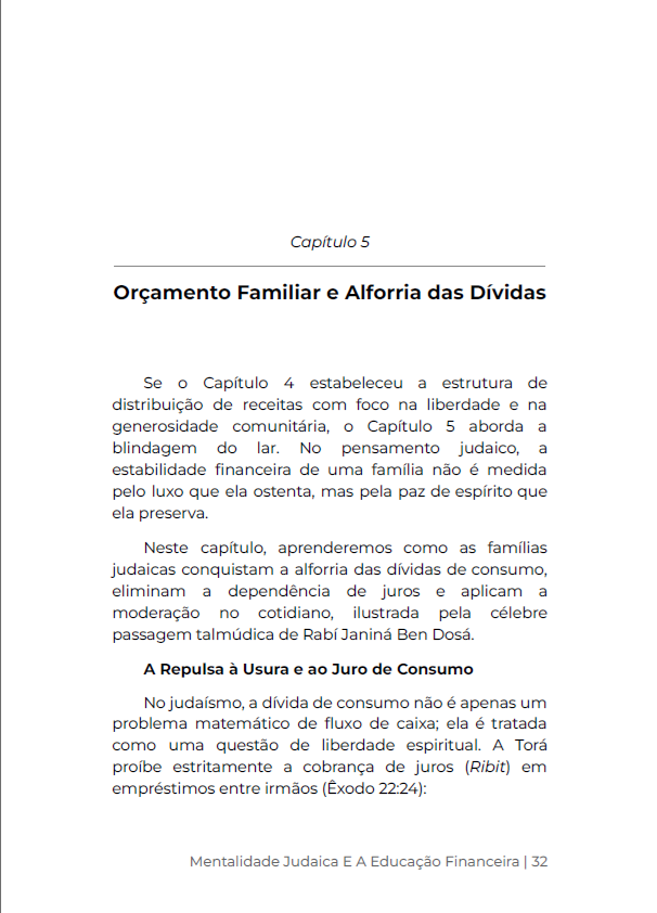 * "LIVRO DIGITAL " / MENTALIDADE Judaica e a Educação Financeira - Ap.Agnaldo Felipe Silva