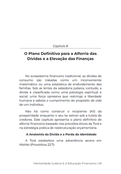 * "LIVRO DIGITAL " / MENTALIDADE Judaica e a Educação Financeira - Ap.Agnaldo Felipe Silva