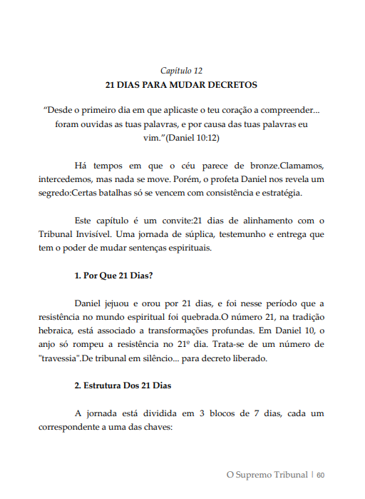 * " LIVRO FÍSICO" / O SUPREMO TRIBUNAL CELESTIAL - Acessando a terceira Dimensão da Oração / Ap.Agnaldo Felipe Silva
